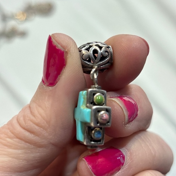 Sterling Silver Necklace with Pendents - Picture 7 of 9